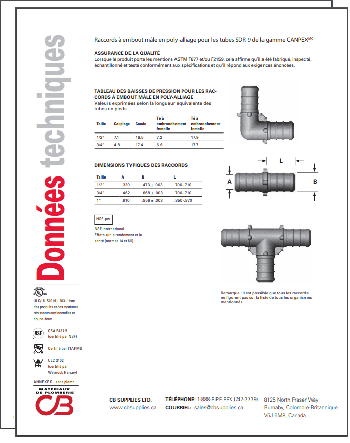 French TechData Sheet - PAL