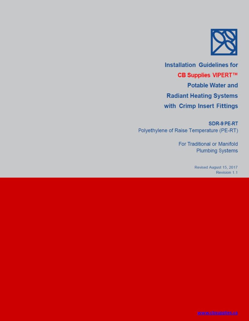 Product Installation Guides, Manuals & Information Plumbing, HVAC & R